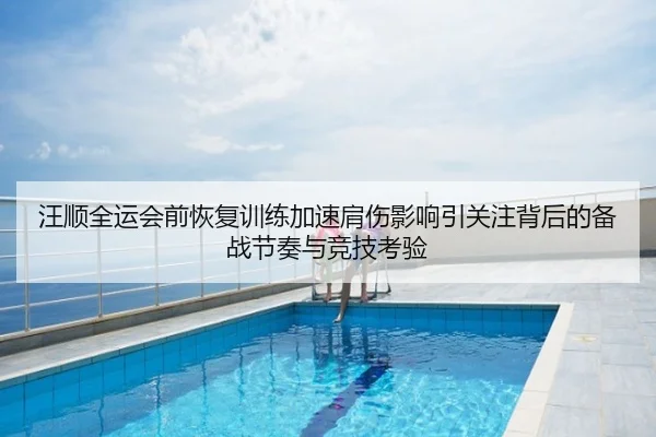 汪顺全运会前恢复训练加速肩伤影响引关注背后的备战节奏与竞技考验